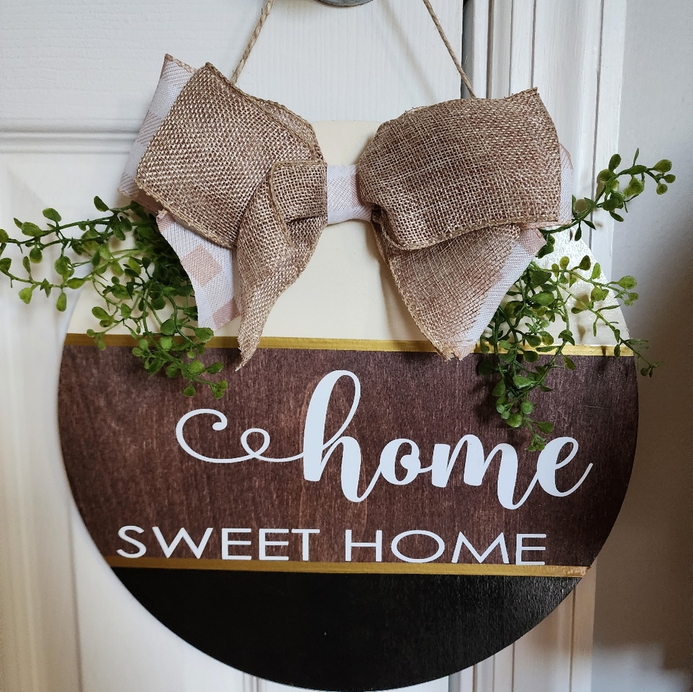 Front Door Welcome Sign
